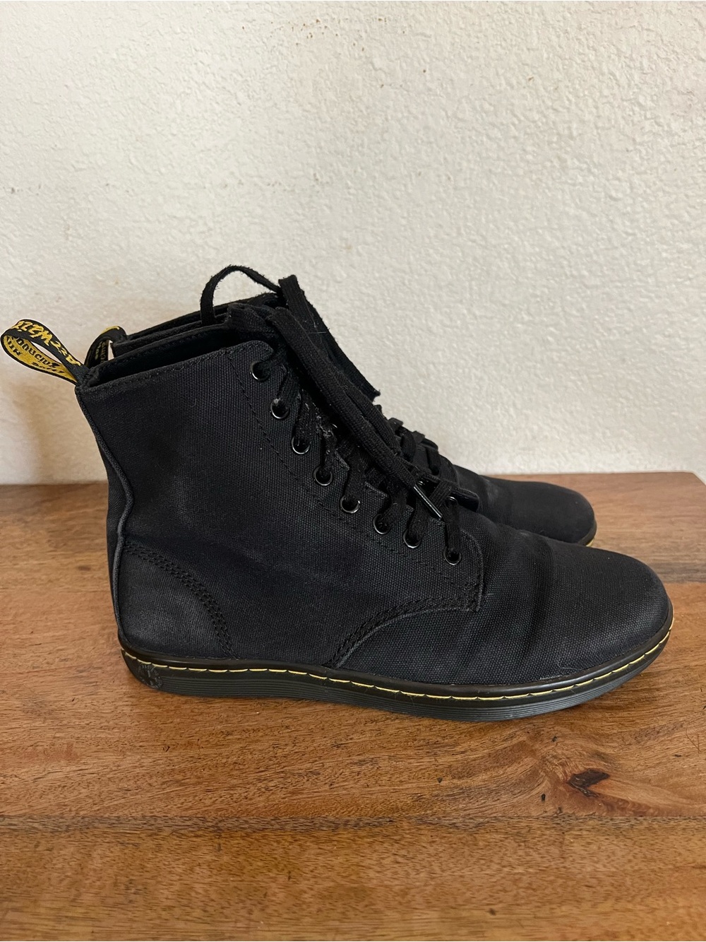Dr.Martens ALFIE Black High Top Sneakers Size M-9 W-10